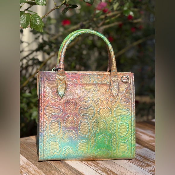 NWT BRAHMIN NEW WITH TAGS Small Caroline All Over Snake - Stunning! price firm - Picture 6 of 15